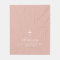 Personalised Blush Pink Cross Fleece Blanket