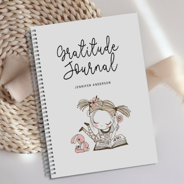 Personalised Blush Pink Girly Gratitude Journal  (Creator Uploaded)