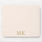 Personalised Blush Pink Gold Monogram Initials