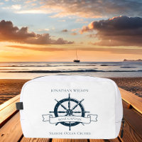 Personalised Boat Captain Vintage Nautical Wheel