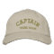 Personalised Boat Name Captain Hat