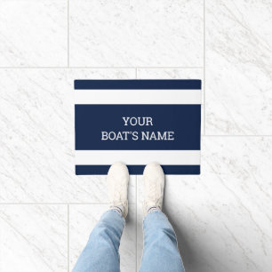 Personalised Boat Name Dock Mat