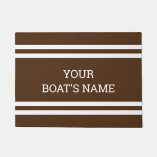 Personalised Boat Name Dock Mat