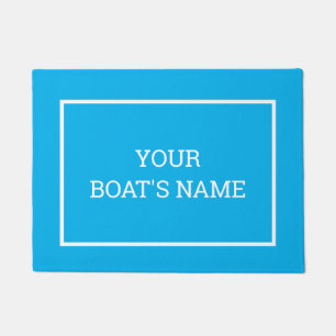 Personalised Boat Name Dock Mat