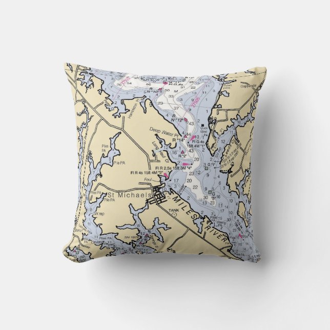 Personalised Boat Sailor Navy Nautical Home &Kids  Cushion (Front)