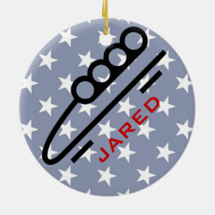 Personalised BobSledding Ornament