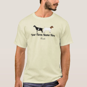 Personalised Boer and Nubian Goat T-Shirt