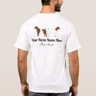 Personalised Boer Goat T-Shirt