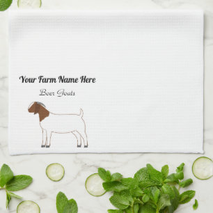 Personalised Boer Goat Tea Towel