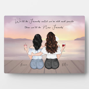 Personalised Bohemian Best Friend Custom Gift  Plaque