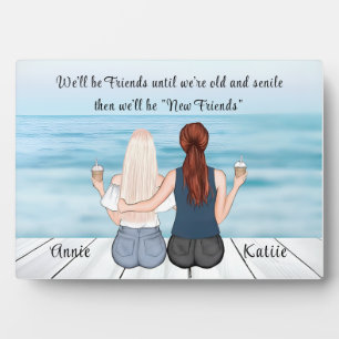 Personalised Bohemian Best Friend Custom Gift Plaque