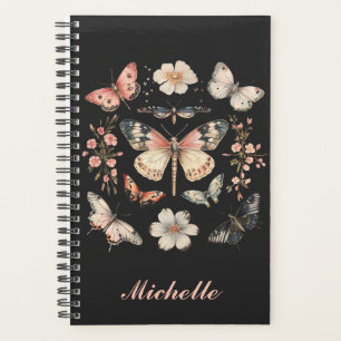 Personalised Boho Cottagecore Monarch Butterfly Planner