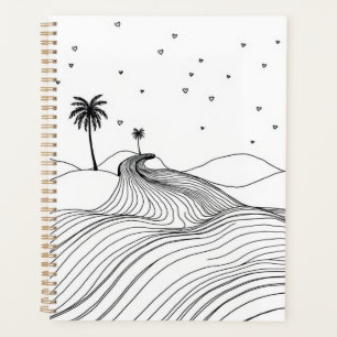 Personalised Boho Desert Print Planner