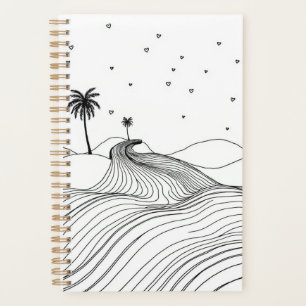Personalised Boho Desert Print Planner