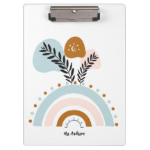 personalised boho rainbow custom