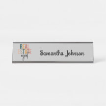 Personalised Boho Real Estate Agent Gift 