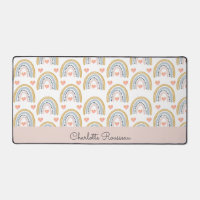 Personalised Boho Watercolor Rainbow Pattern