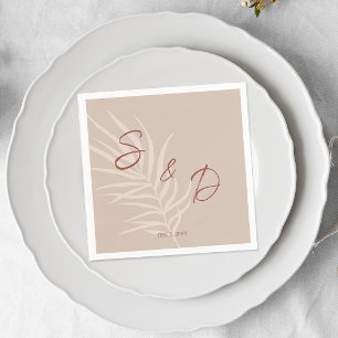 Personalised Boho Wedding Napkin