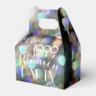 Personalised Bokeh Sparkle Lights Party Favour Box