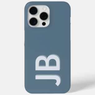 Personalised Bold Initial Monogram iPhone 15 Pro Max Case