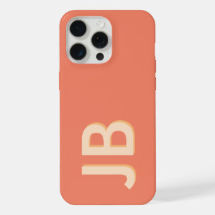 Personalised Bold Initial Monogram iPhone 15 Pro Max Case