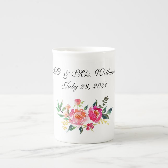 Personalised Bone China Mug (Front)