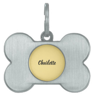 Personalised Bone Dog Tag ID for Collar with Stamp