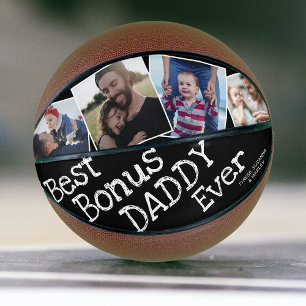 Personalised Bonus Dad Keepsake Basketball Gift