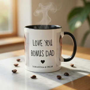 Personalised Bonus Dad Photo Mug   Custom Step Dad