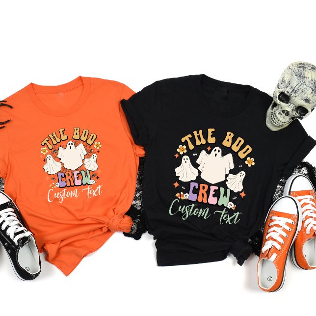 Personalised Boo Crew Matching Halloween Friend T-Shirt (Creator Uploaded)
