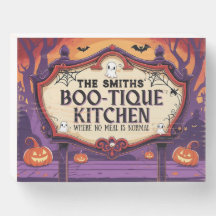 Personalised Boo-Tique Kitchen Halloween