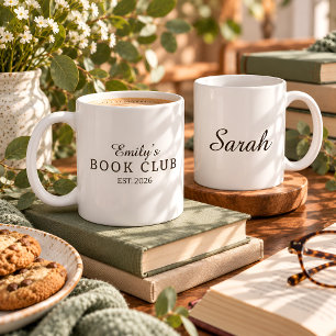 Personalised Book Club Mug