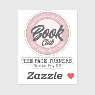 Personalised Book Club Name + Logo