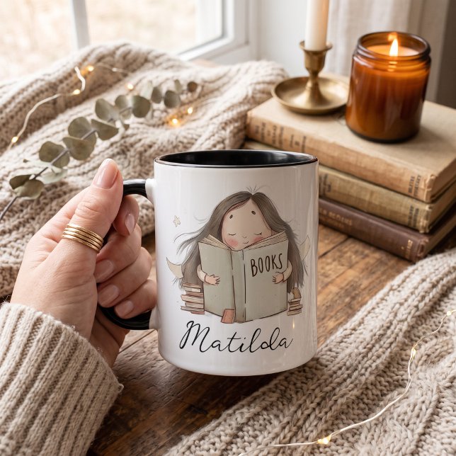 Personalised book lover  mug (Creator Uploaded)