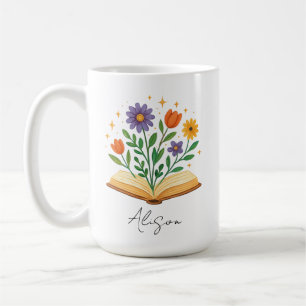 Personalised Book Lover Mug, Custom Gift For Reade Coffee Mug