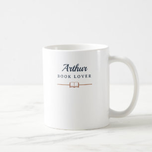 Personalised Book Lover Name Mug