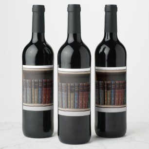 Personalised Book-lover Wine Label
