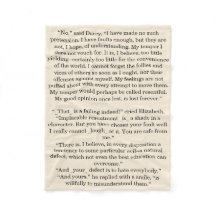 Personalised Book Quote Text Pride & Prejudice