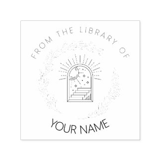 Personalised Book Stamp for Bibliophile Library
