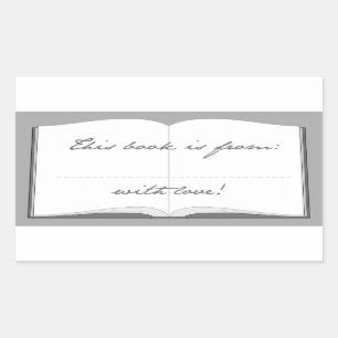 Personalised Book Stickers (This Book Is From)