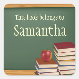 Personalised Bookplate Sticker