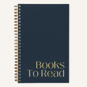 Personalised "Books To Read" Reading Journal