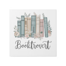 Personalised Booktrovert Book Lover Decor