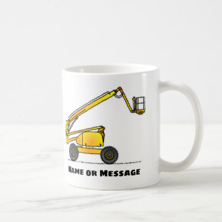 Personalised Boom Lift Mug, Operator Gift Coffee Mug