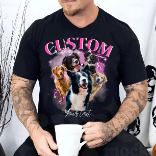 Personalised Bootleg Retro Vintage Funny Rap T-Shirt