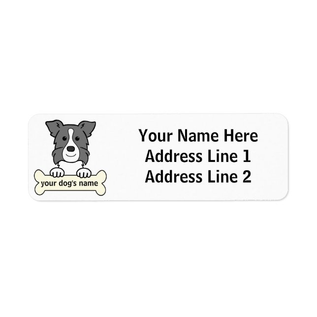 Personalised Border Collie (Front)
