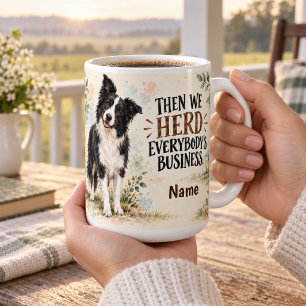 Personalised Border Collie Coffee Mug