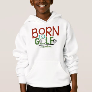 Personalised Born to Golf Hoodie