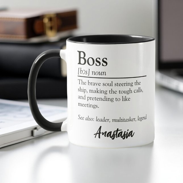 Personalised Boss Definition Appreciation Mug (Creator Uploaded)