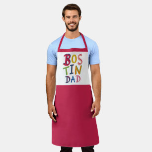 Personalised Bostin Dad Black Country Apron
